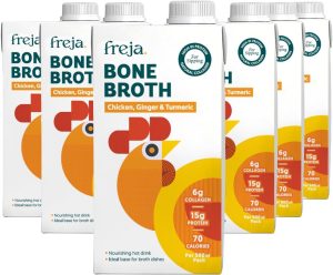 Best bone broth UK 2026 Freja Chicken Bone Broth