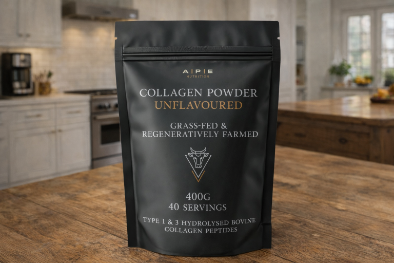 APE Nutrition Collagen Powder 400g review - grass-fed regeneratively farmed bovine collagen UK