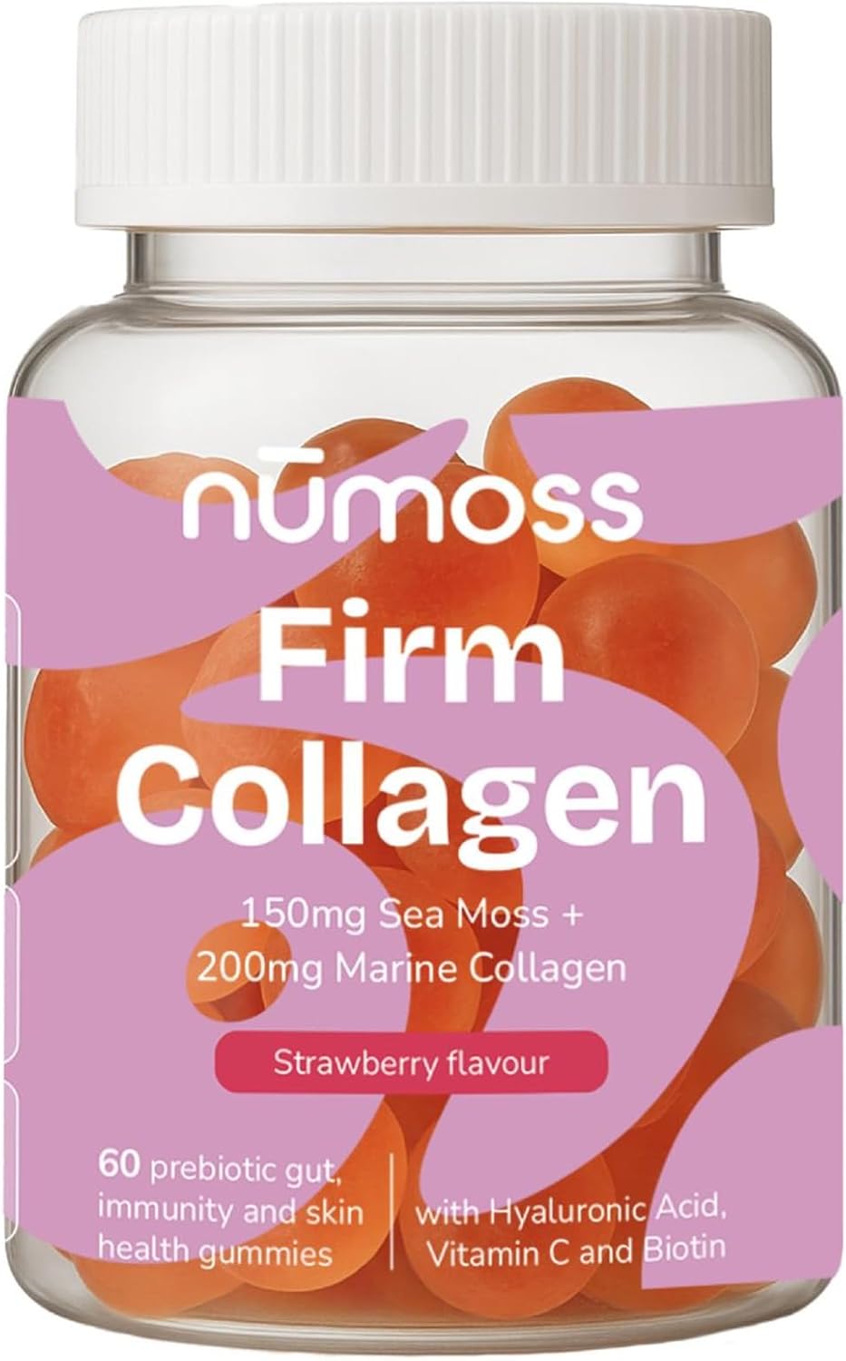 Numoss sea moss enriched collagen gummies