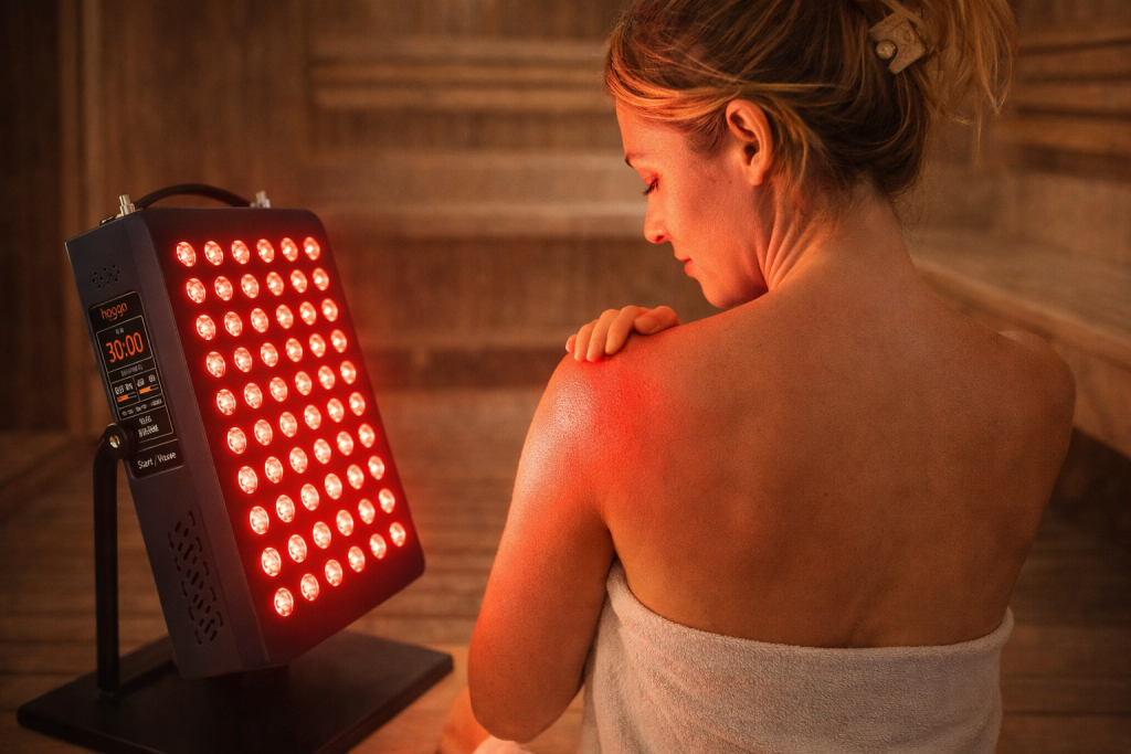 Hooga ULTRA360 red light therapy panel - 72 quad chip LED infrared device