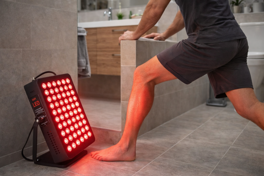 Nebula 300W red light therapy desktop device - 60 LED panel with adjustable arm