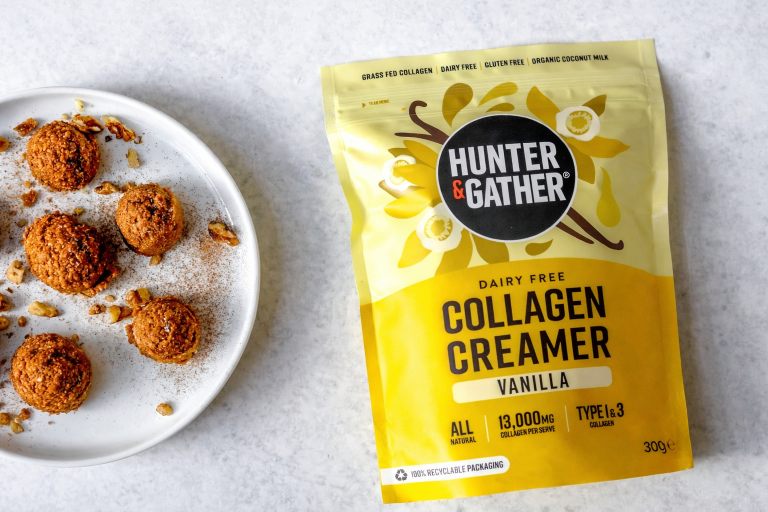 We review Hunter and Gather Vanilla Collagen Creamer. 13g collagen with organic coconut milk and vanilla. Dairy-free, no added sugar. Pricing and verdict.