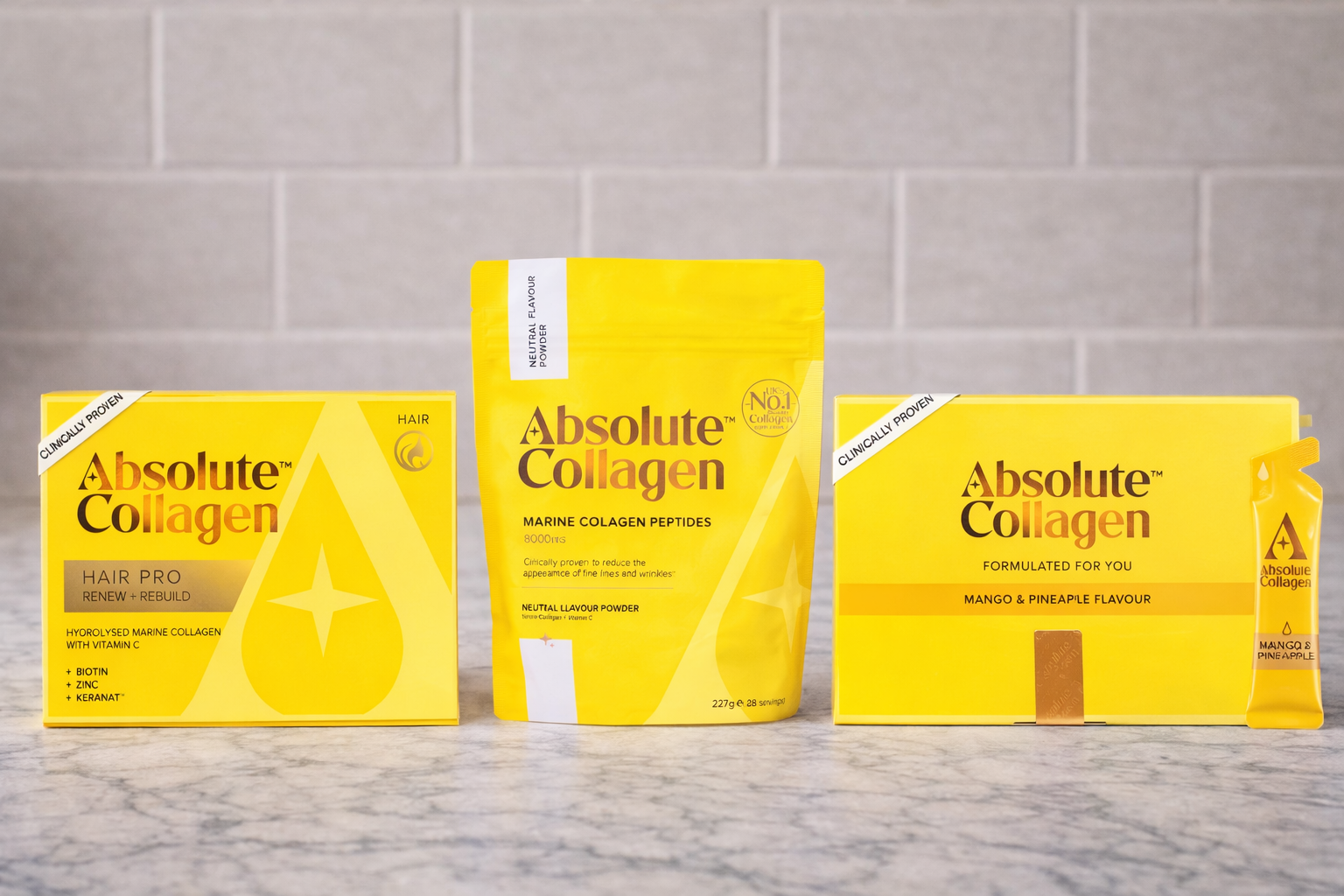 Absolute Collagen marine collagen liquid supplement sachets review