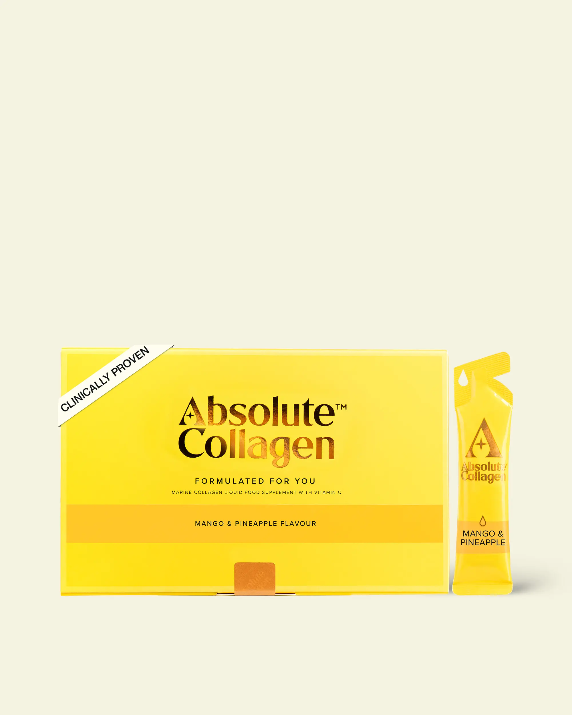 Absolute Collagen Marine Collagen Liquid Sachets Mango and Pineapple