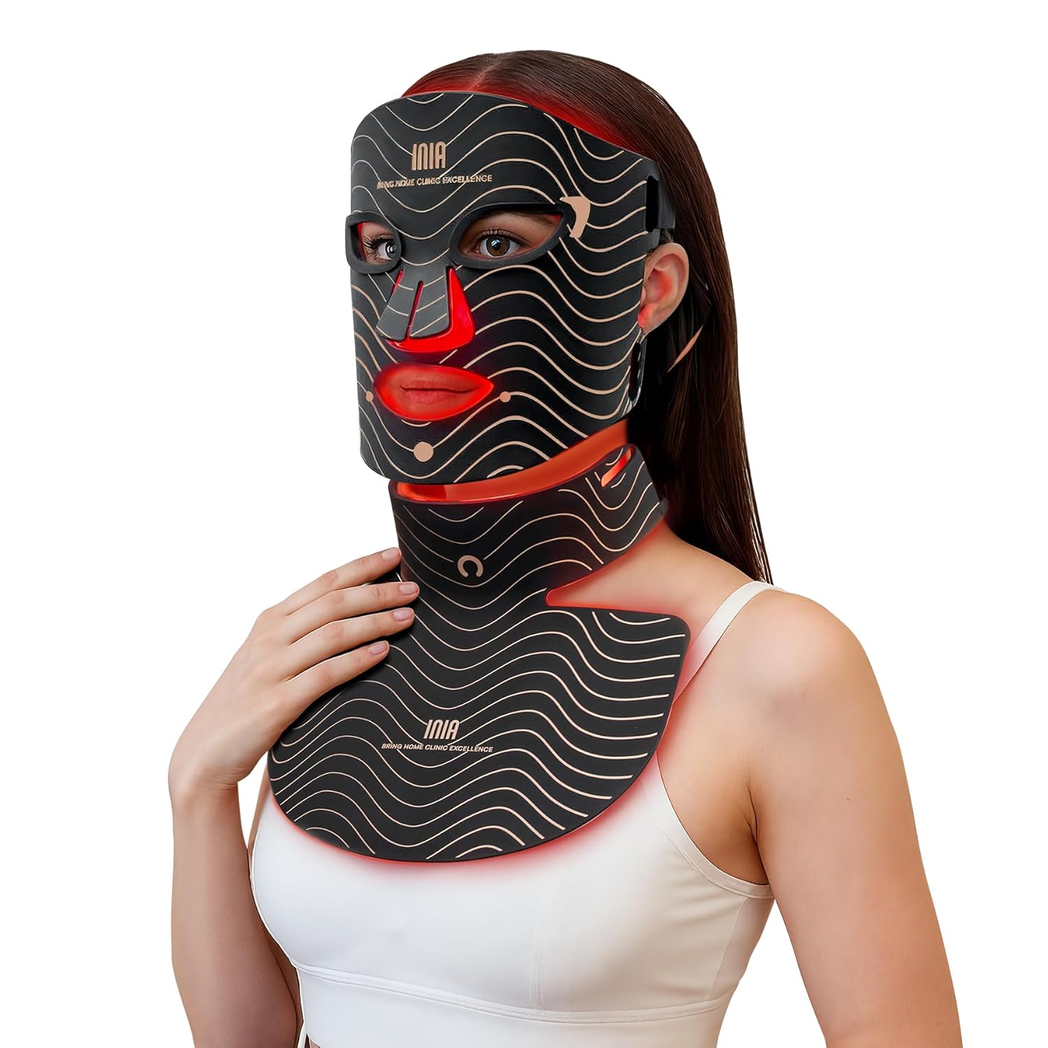 Inia face and neck LED mask